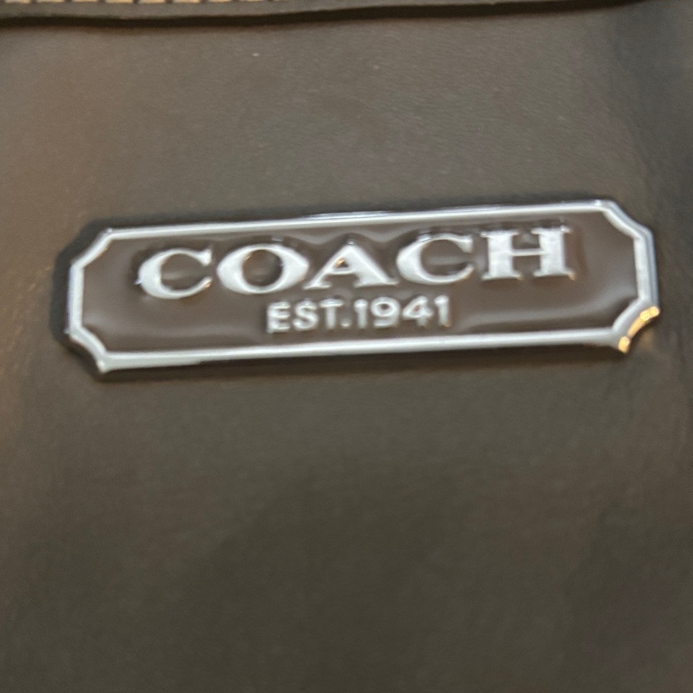RARE LIMITED EDITION  vintage Coach Gallery Gray Tote Bag in Leather - Picture 5 of 10